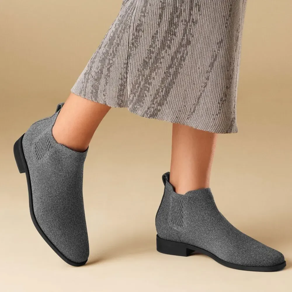 Vivaia Ryan Pro SlipOn Wtr RPT Elegant Casual Chelsea Boot Comfort Rich Grey 7.5